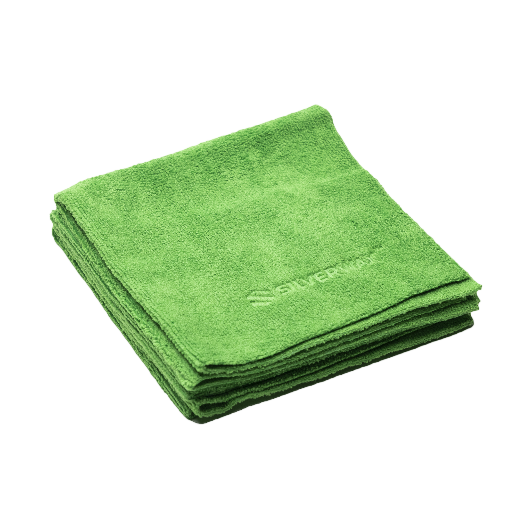 Linges en microfibre verts — Paquet de 3