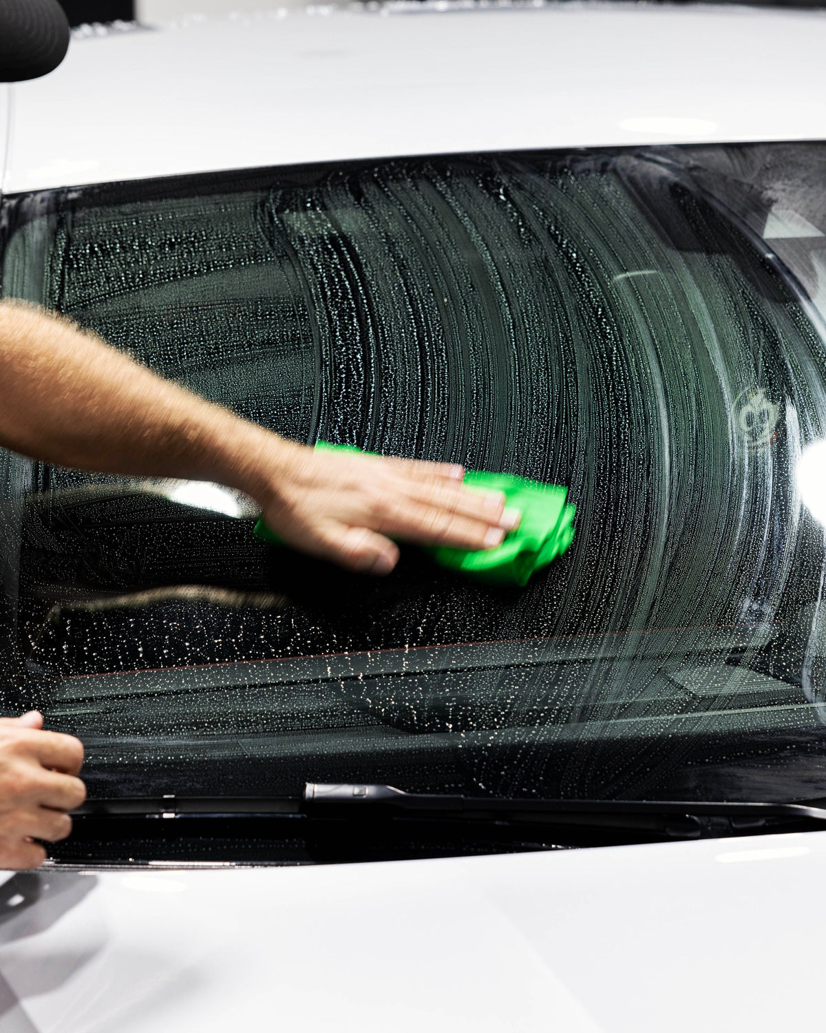 Water Beading Glass Treatment